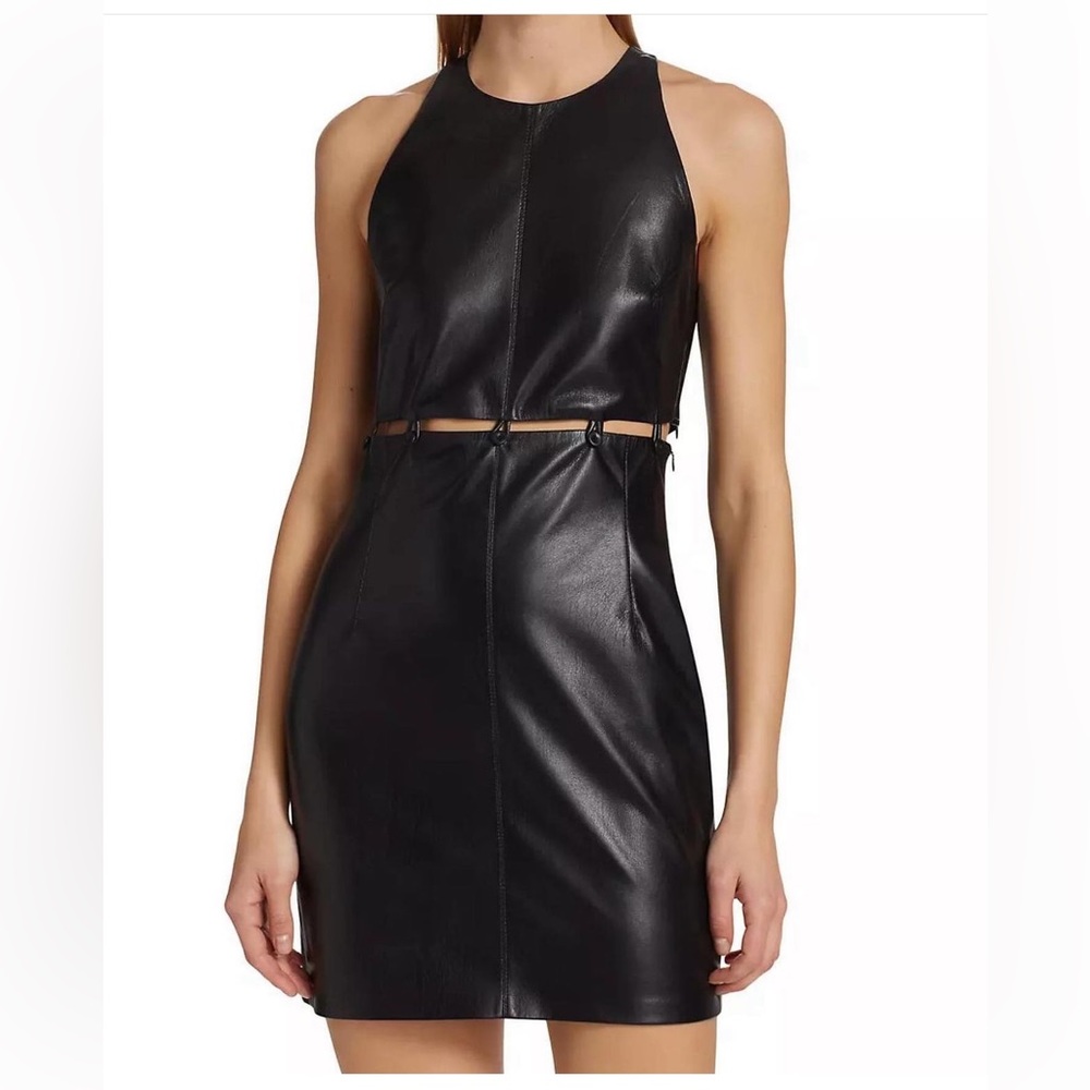 Nanushka leather dress